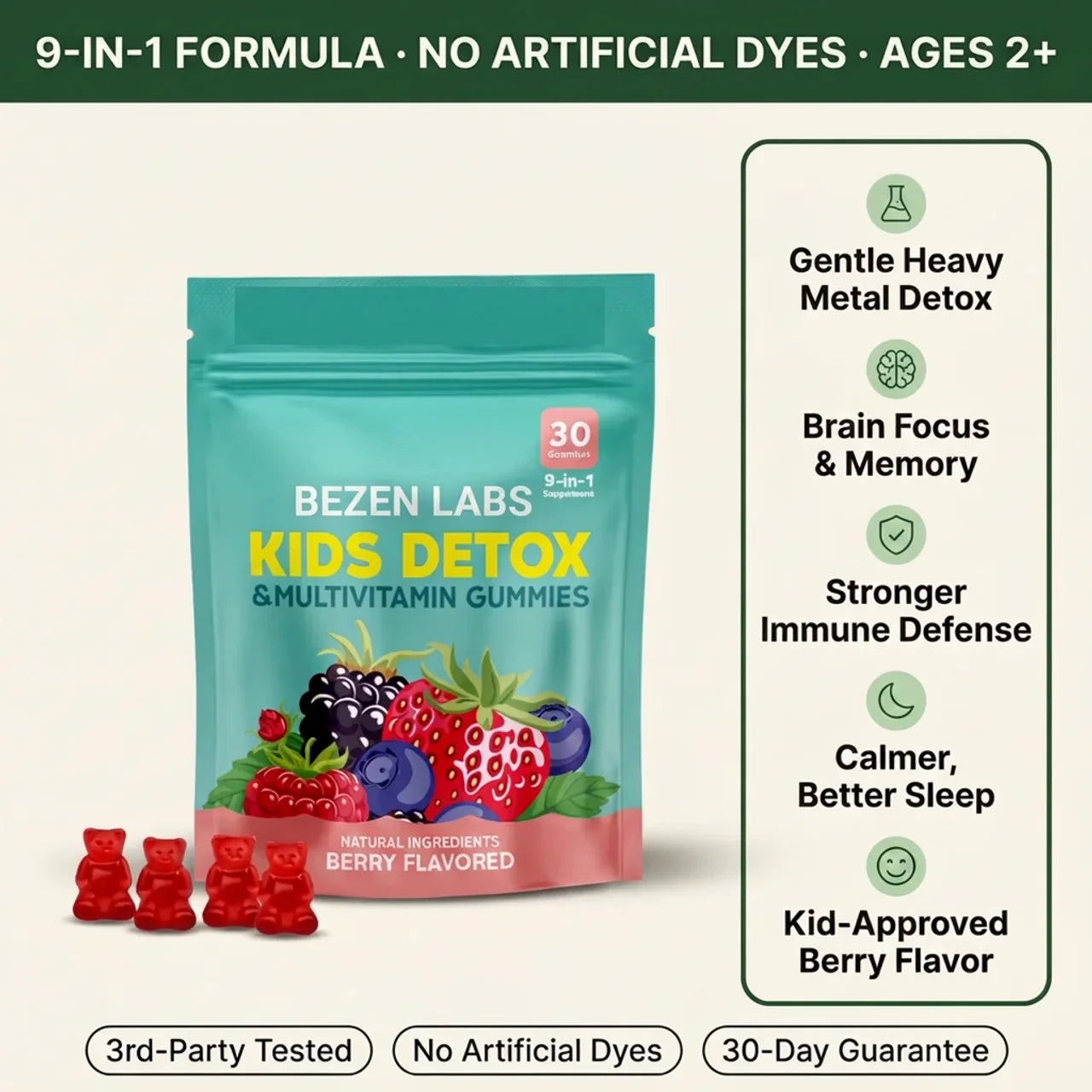 Kidz Labs - Heavy Metal Detox Gummies