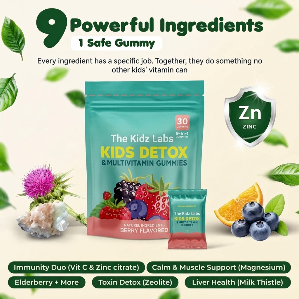 Kidz Labs - Heavy Metal Detox Gummies